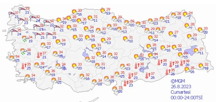 Meteoroloji'den Yağış Ve Kuvvetli Rüzgar Uyarısı