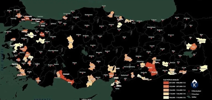 Türkiye'nin Yeni Haritası: 67 İlçe İl Olabilecek