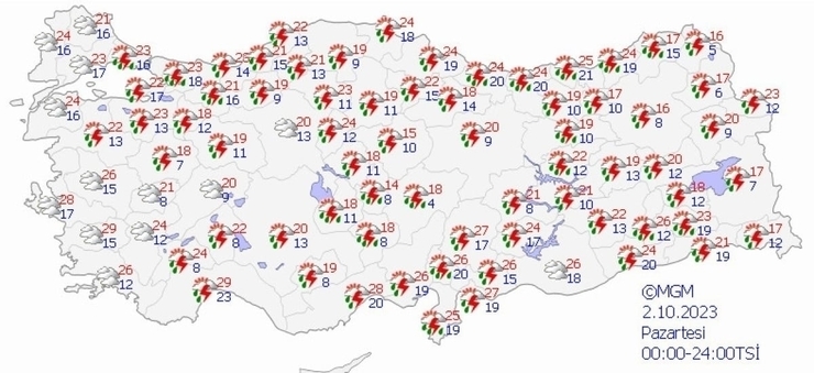 Meteoroloji'den Kuvvetli Yağış Uyarısı: İstanbul, Bursa, Adana Ve Çevrelerinde Tedbirli Olun!