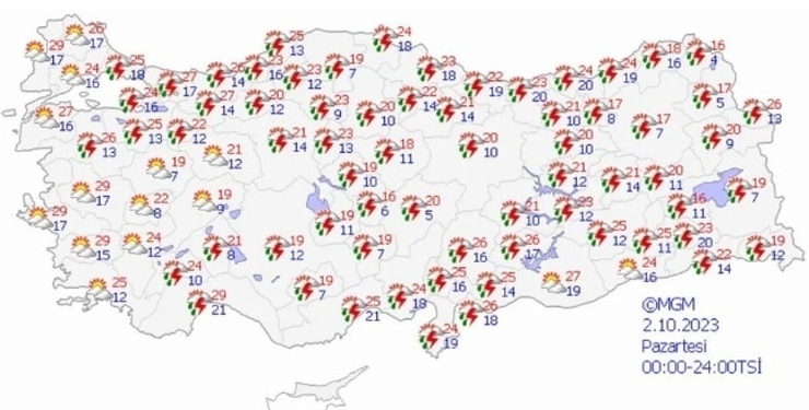 Meteoroloji, İstanbul'da Yağmurun Başladığını Duyurdu!