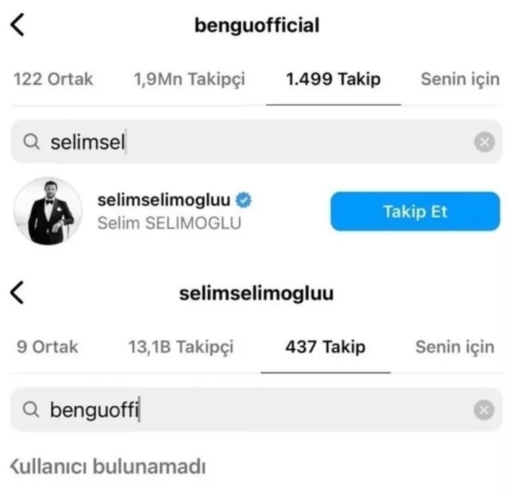 Bengü'nün Eşi Selim Selimoğlu Takipten Çıkınca Evlilik Krizi İddiaları Güçlendi