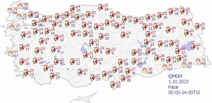 Meteoroloji, İstanbul'da Yağmurun Başladığını Duyurdu!