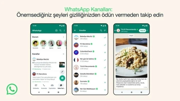 Whatsapp'ın Yeni Özelliği Kanallar Türkiye'de Kullanıma Sunuldu