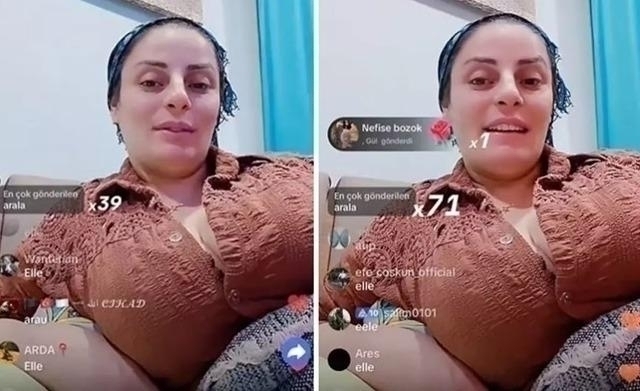 Laz Kızı, Tiktok Canlı Yayında Dekolteyi Abartınca Düğme Patladı!