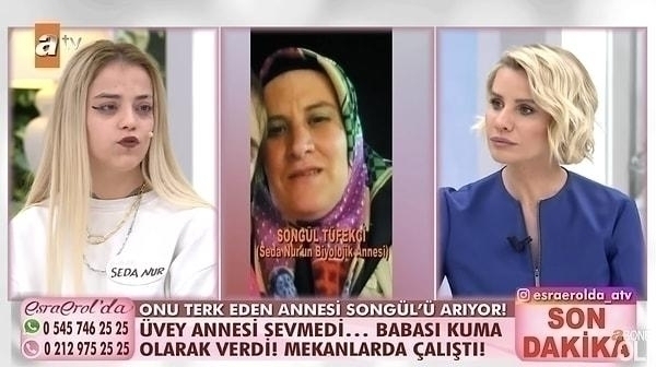 Esra Erol'da Seda Nur 18 Yaşında Pavyonda Çalıştığını Ve Kuma Verildiğin Anlattı!