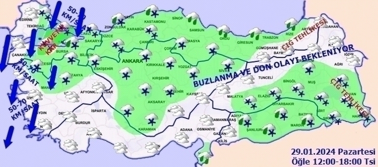 İstanbul'da Kar Yağışı Başladı! Meteoroloji'den Yeni Hava Durumu...