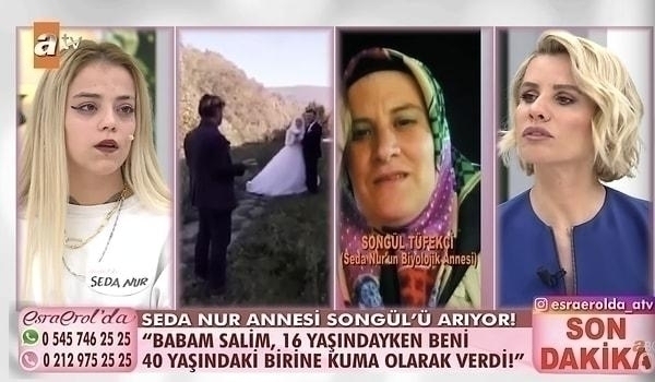 Esra Erol'da Seda Nur 18 Yaşında Pavyonda Çalıştığını Ve Kuma Verildiğin Anlattı!