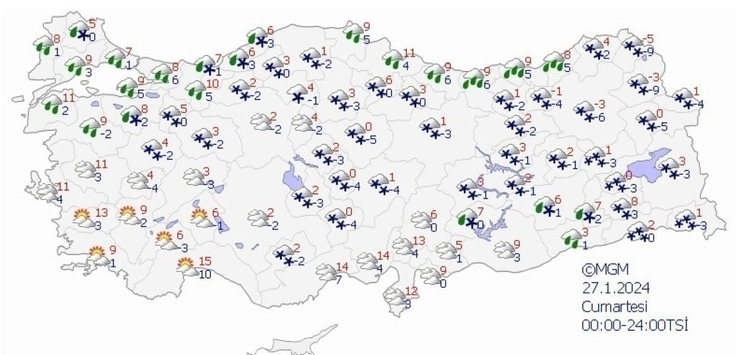 Kuvvetli Kar Yağışı İstanbul'u Vuracak! Meteoroloji Uyardı...