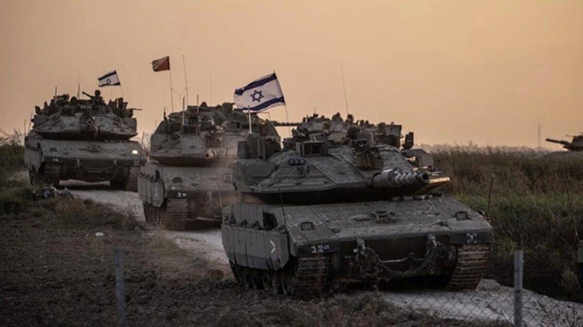 İsrail'in, Gazze Şeridi'nin güneyindeki Refah kentine muhtemel bir kara sal...