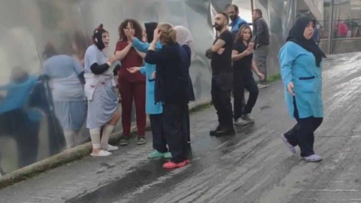 İstanbul Şişli'de estetik ameliyatı sonrası kaçmaya çalışan yabancı kadın, ...