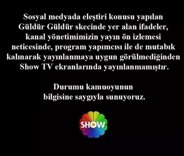 Rtük, Güldür Güldür Show'un Gazilere Dil Uzattığı Skeci İncelemeye Aldı