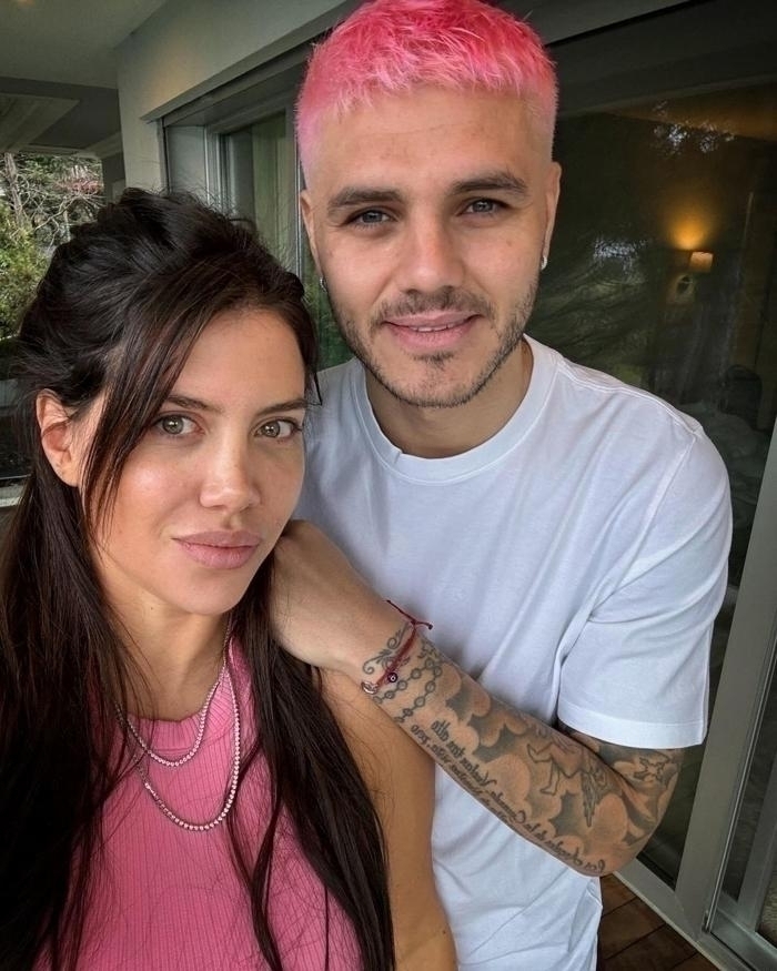 Mauro Icardi, Pembe Saçlarıyla Gündemde