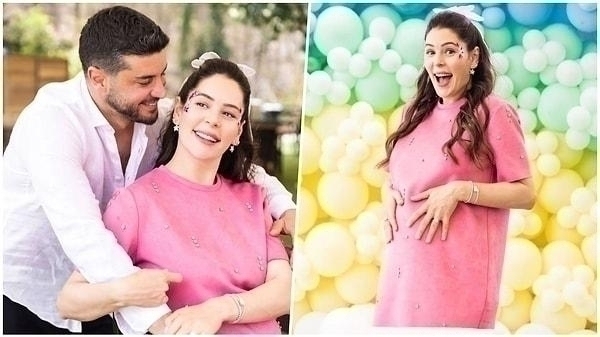 Yıldız Çağrı Atiksoy'un Mütevazı Elbise Tercihi Baby Shower'da Takdir Topladı