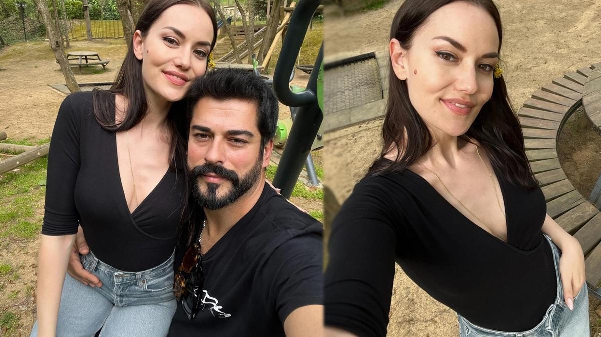 Fahriye Evcen Ve Burak Özçivit'in Mutlu Anları Sosyal Medyayı Salladı