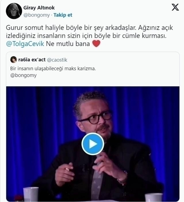 Tolga Çevik, Giray Altınok'u En Beğendiği Komedyen Olarak Açıkladı