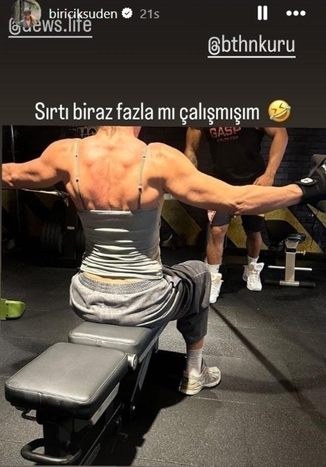 Biricik Suden'in Spor Salonundan Yaptığı Paylaşım Sosyal Medyada Trend Topic Oldu!