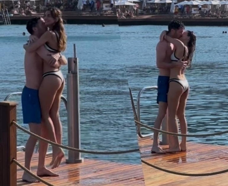 Cedi Osman Ve Ebru Şahin Çeşme'de Romantik Anlar Yaşadı