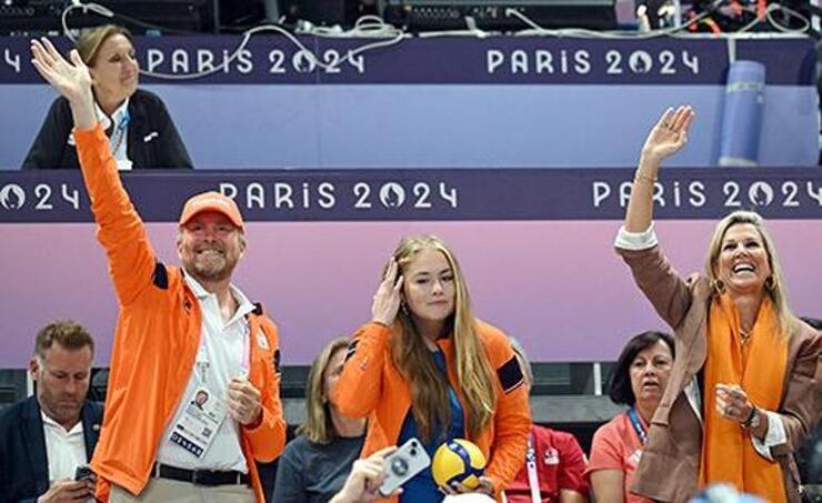 Hollanda Kraliçesi ve Kralı Türkiye'nin Zaferinde Üzüntü Yaşadı, Diğer Kraliyetler Olimpiyatlarda