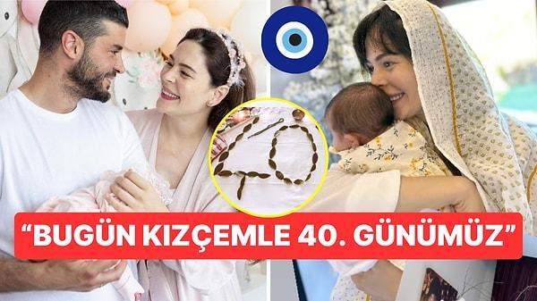 Yıldız Çağrı Atiksoy Ve Berk Oktay Kızları Mira Milena'nın Doğum Gününü Kutladı!