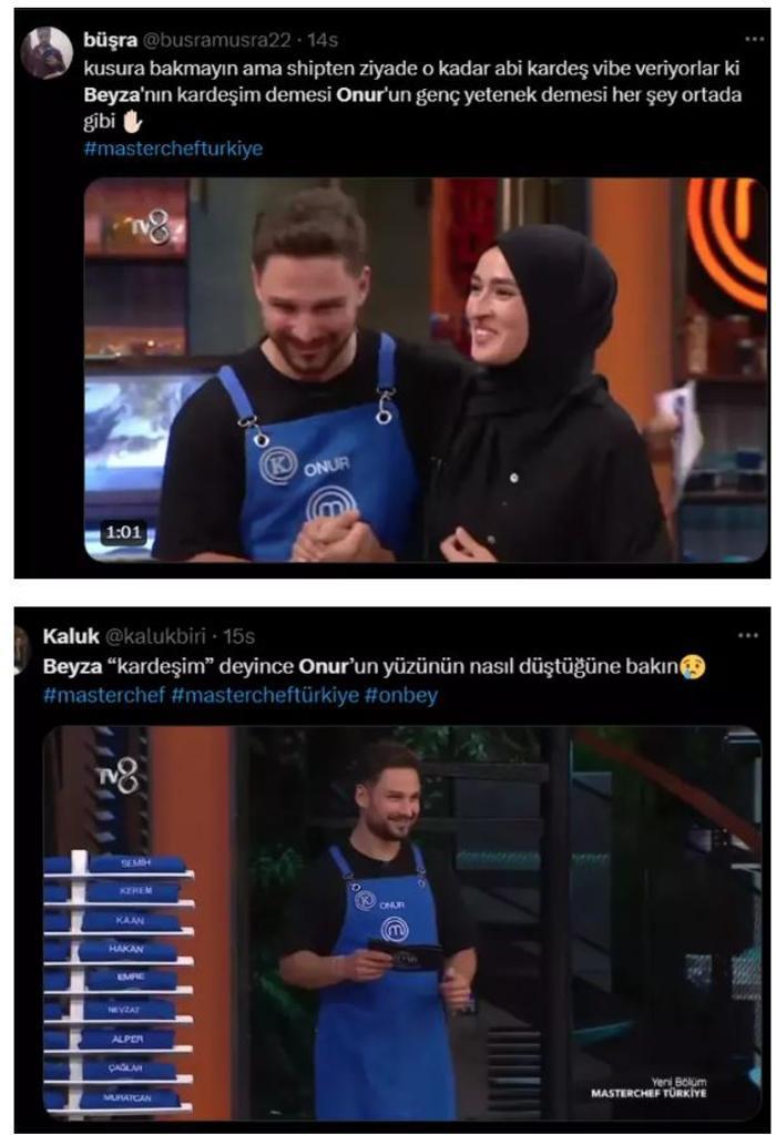 MasterChef'te Beyza ve Onur'un Yakınlığı Gündem Oldu! Aşk mı, Kardeşlik mi?