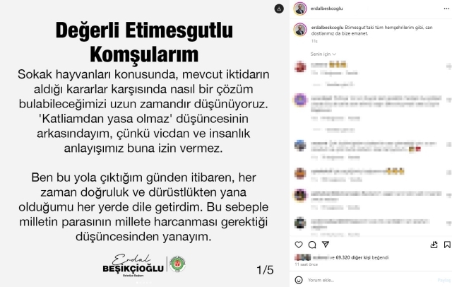 Etimesgut'ta Sokak Hayvanları Eğitilecek ve Belediyede Görevlendirilecek