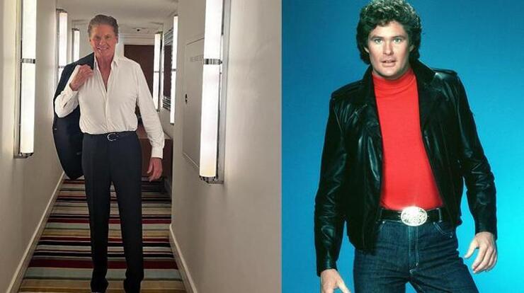 David Hasselhoff 72 yaşında dede oldu, torununa kavuştuğu an duygusal gözyaşlarıyla doldu