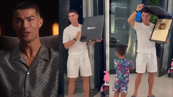 Cristiano Ronaldo, YouTube'da 1 milyon aboneyle Messi'yi geride bıraktı ve dünya rekoru kırdı!