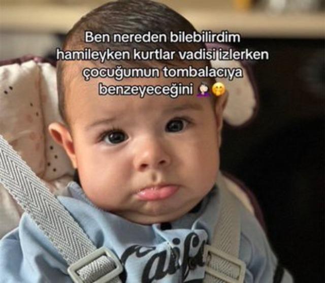 Bebeği Tombalacı Mehmet'e Benzeyen Anne, Sosyal Medyada Şaşkınlık Yarattı