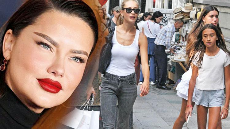 Adriana Lima'nın Kızları Nişantaşı'nda Alışverişte, Bakım Ayça Çağla Altunkaya'da