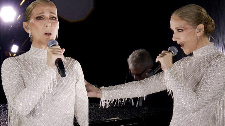 Celine Dion Paris Olimpiyatları'nda Katı Kişi Sendromu ile Sahne Aldı, Milyonları Ağlattı