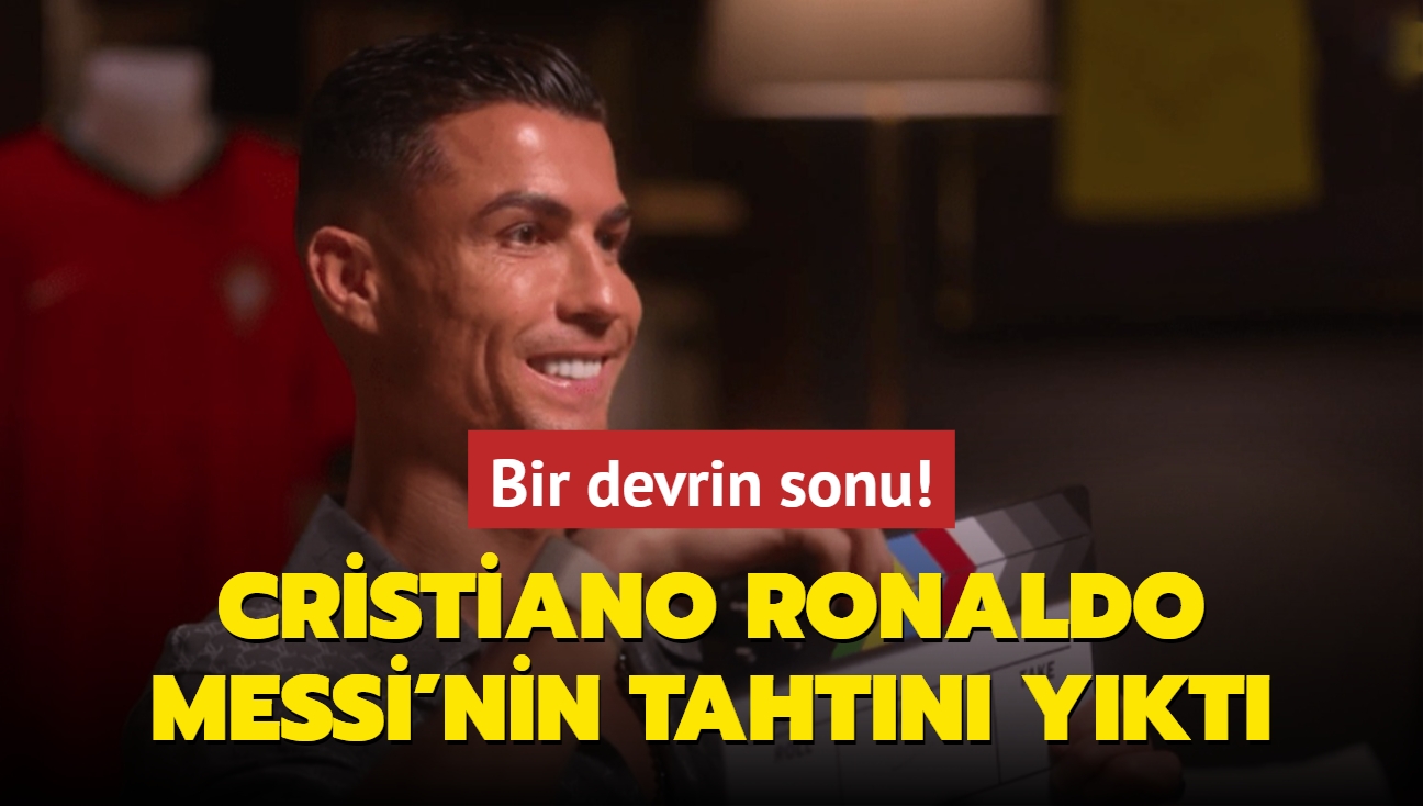 Cristiano Ronaldo, YouTube'da 1 milyon aboneyle Messi'yi geride bıraktı ve dünya rekoru kırdı!