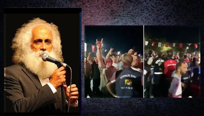 MHP'nin hedef göstermesinin ardından Beykoz'da Suavi konserde protestoya maruz kaldı