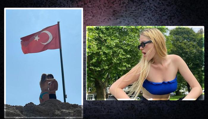 Serel Yereli'den Türk bayrağı tepkilerine sert yanıt: Boş dünyanıza…