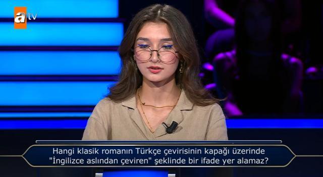 İrem Gürer Kim Milyoner Olmak İster’de çeviri sorusuyla elendi, joker de yetmedi!