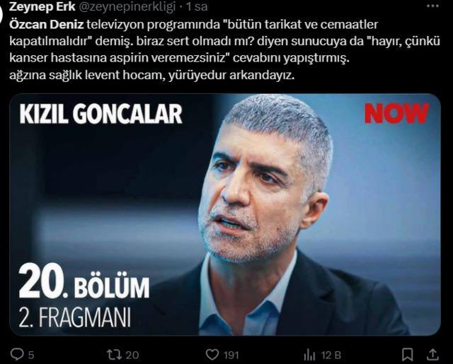 Özcan Deniz, Kızıl Goncalar'da tarikatların kapatılmasını istedi! Dizinin yeni bölümü merakla bekleniyor