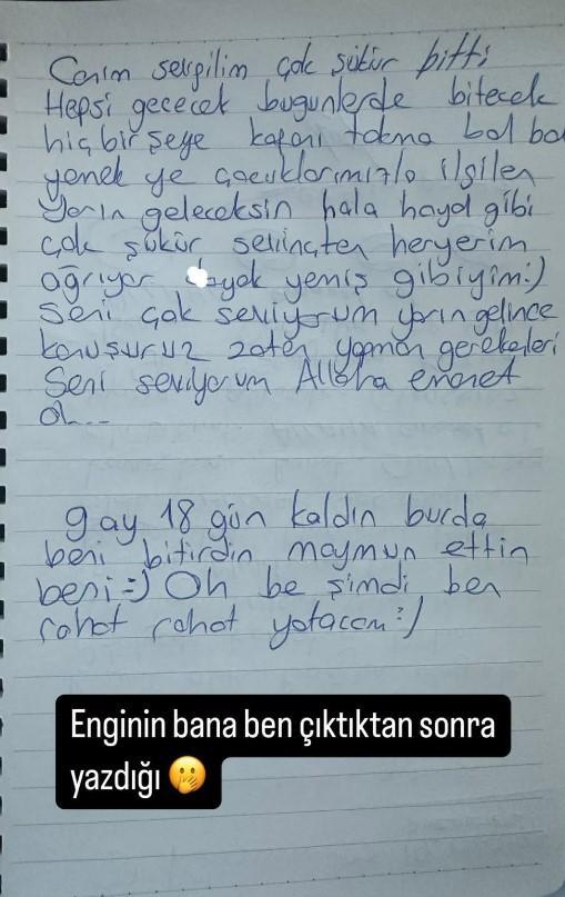 Dilan Polat, eşinden gelen mektubu paylaştı: "Seni çok seviyorum" mesajı dikkat çekti!