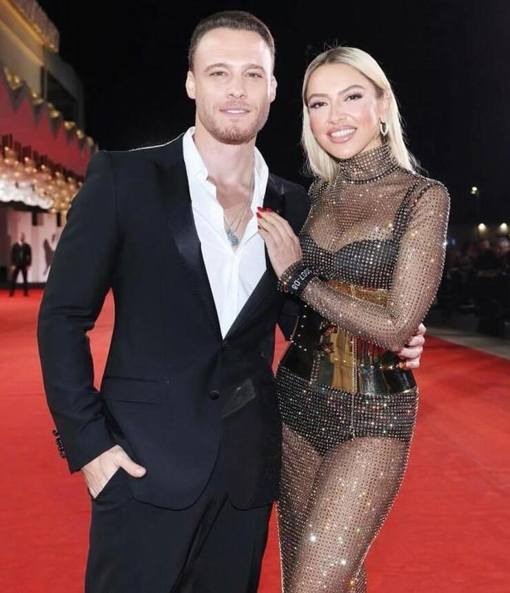 Hadise ve Kerem Bürsin, Venedik Film Festivali'nde dikkatleri üzerlerinde topladı