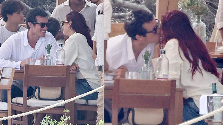 Aşk tatili: Dua Lipa ve Callum Turner'dan Ibiza'da el ele mutlu anlar