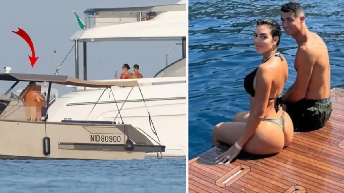 Cristiano Ronaldo ve Georgina Rodriguez, Güney Fransa'da lüks bir yatta...