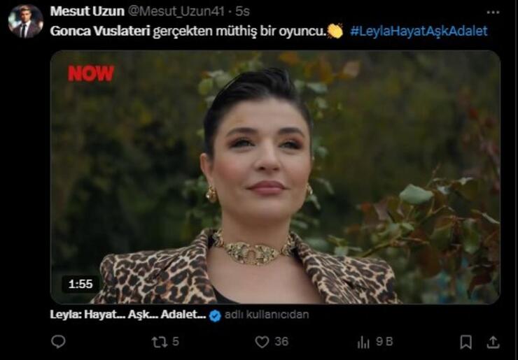 Gonca Vuslateri, Leyla: Hayat Aşk Adalet dizisinde sokakta dans ederek dikkatleri üzerine çekti!