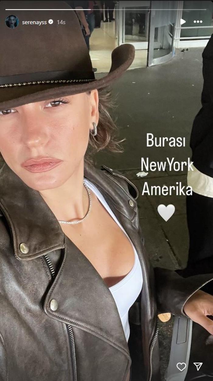 Serenay Sarıkaya, "Kimler Geldi Kimler Geçti" dizisi çekimleri için New York'a gitti