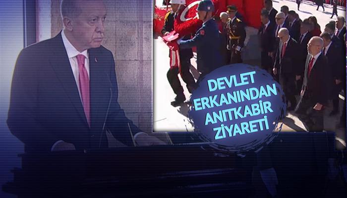 Cumhurbaşkanı Erdoğan, Anıtkabir'de 29 Ekim Bayramı’nda vatan güvenliğine dikkat çekti!