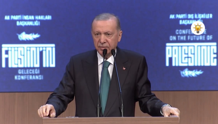 Cumhurbaşkanı Recep Tayyip Erdoğan, "Filistin'in Geleceği Konferansı"nda...