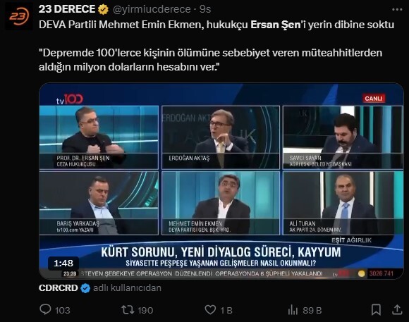 Mehmet Emin Ekmen'den Ersan Şen'e "Hesap Ver" Çıkışı!