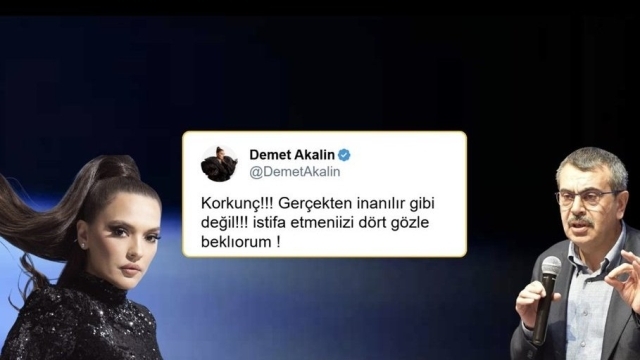 Demet Akalın'ın Bakan Tekin'e yönelttiği eleştiri sonrası paylaşımını silmesi tartışma yarattı