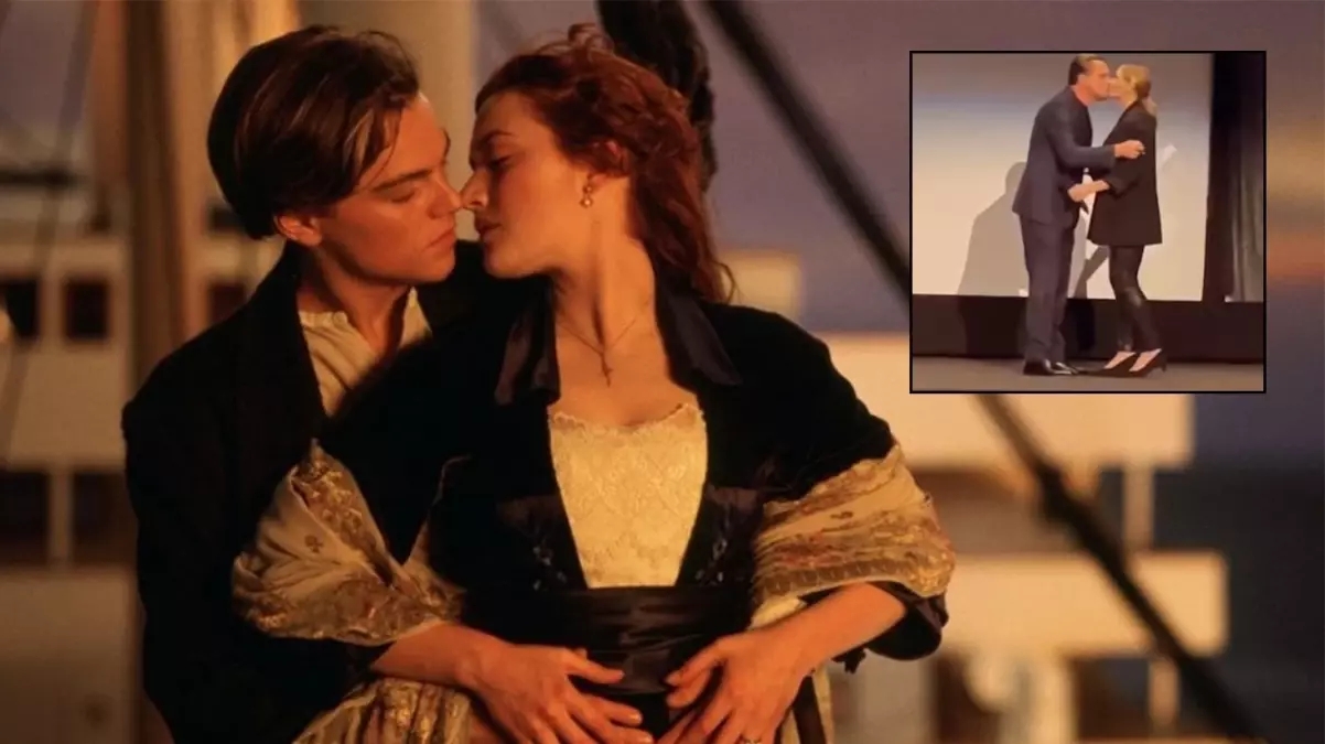 DiCaprio ve Winslet 27 Yıl Sonra Dudak Dudağa Gösterimde Nostaljik Anlar Yaşadı