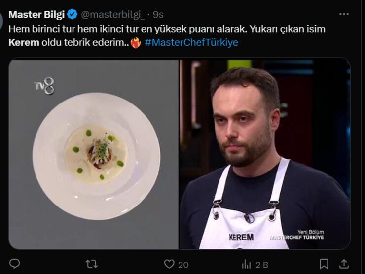 MasterChef'te İkinci Ceketi Giyen Kerem Sosyal Medyada Tartışmalara Yol Açtı