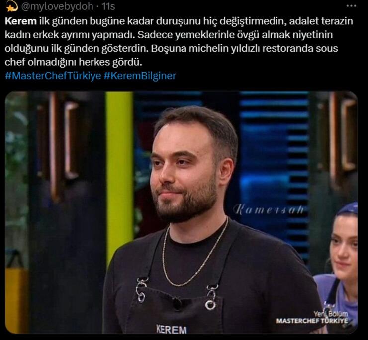 MasterChef'te İkinci Ceketi Giyen Kerem Sosyal Medyada Tartışmalara Yol Açtı