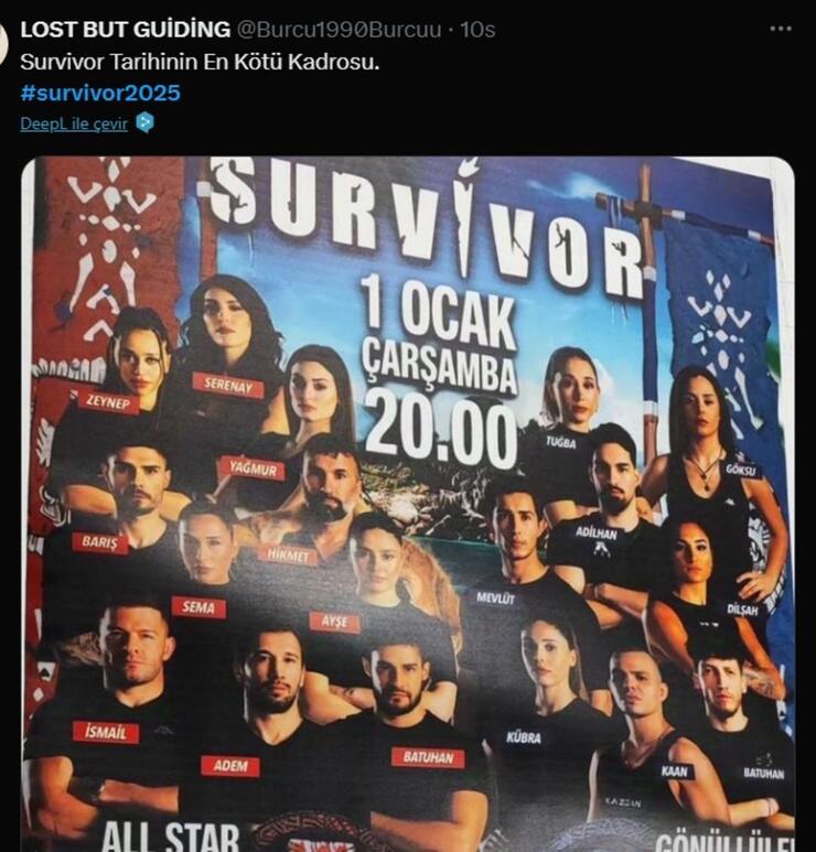 "Survivor All Star 2025 Kadrosu Belli Oldu! Barış Murat Yağcı Geri Dönüyor"