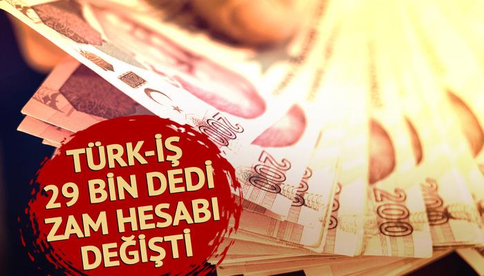 Asgari ücret görüşmeleri çerçevesinde TÜRK-İŞ, talebini kamuoyuna duyurdu ve...